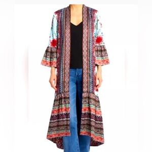 Alice + Olivia Dottie Reversible Kimono Topper size XS/S